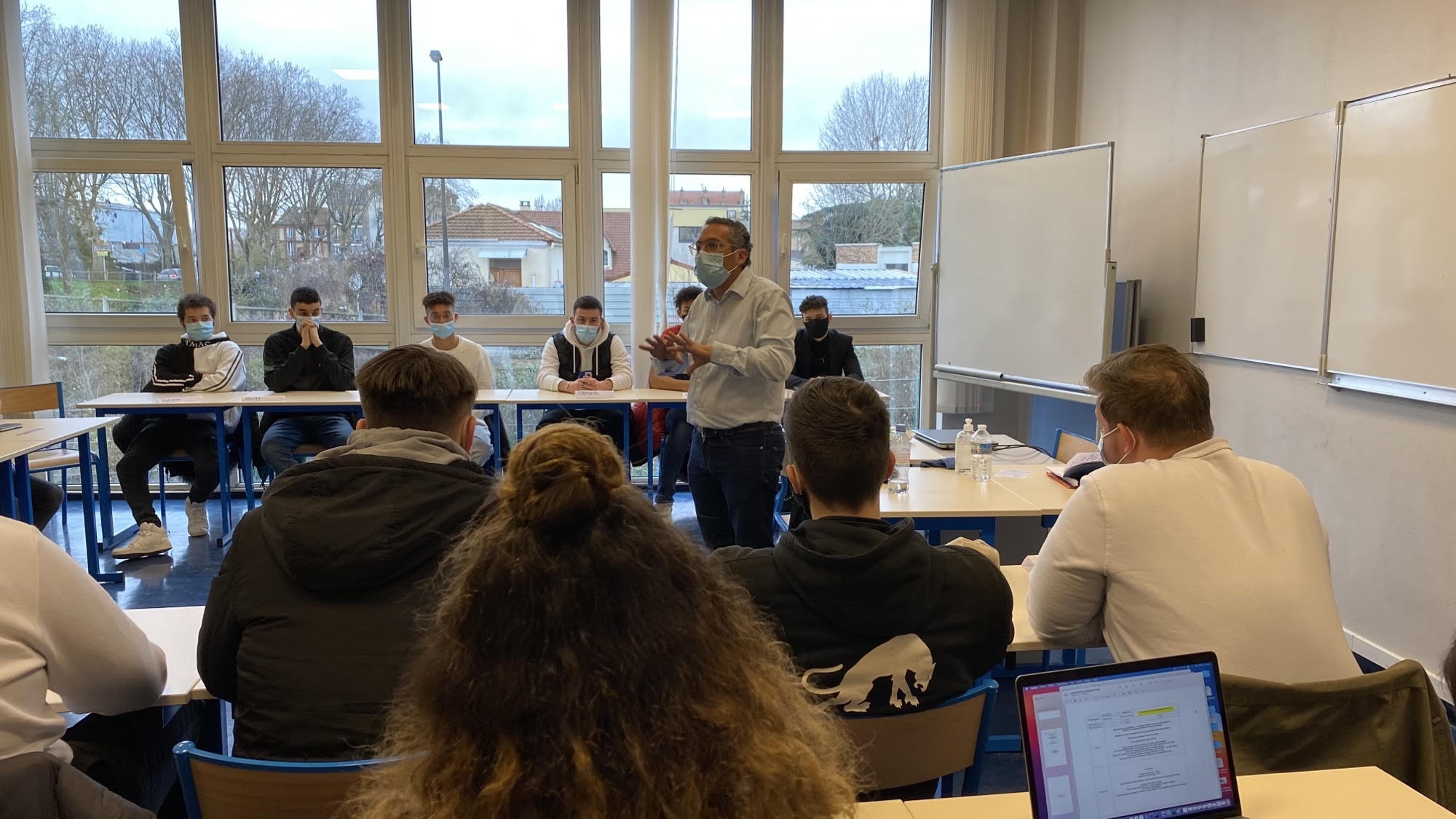 Photos visite du député du 04 février 2021